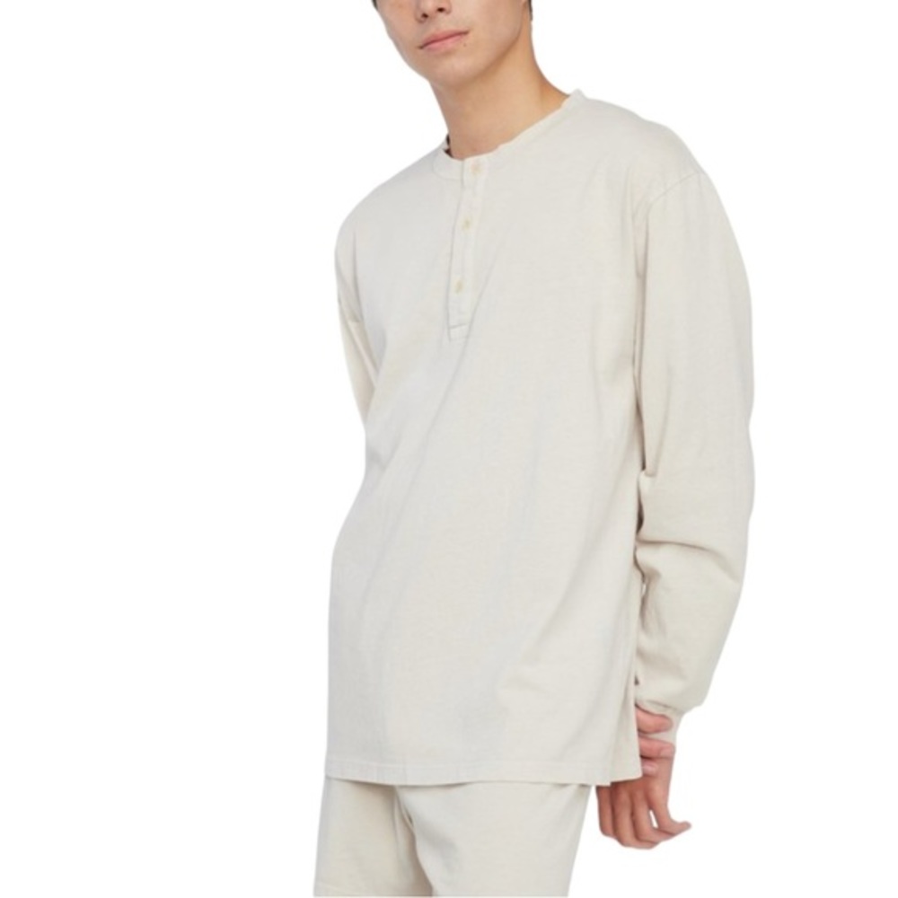 NEW Anthropologie Lacausa Lolo Henley Seasalt Size Large